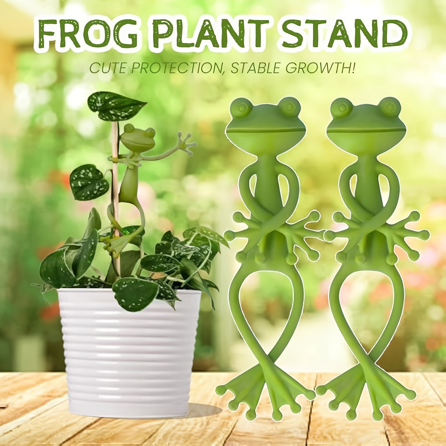 Plant Parent Tools - مشبك تثبيت النباتات على شكل ضفدع